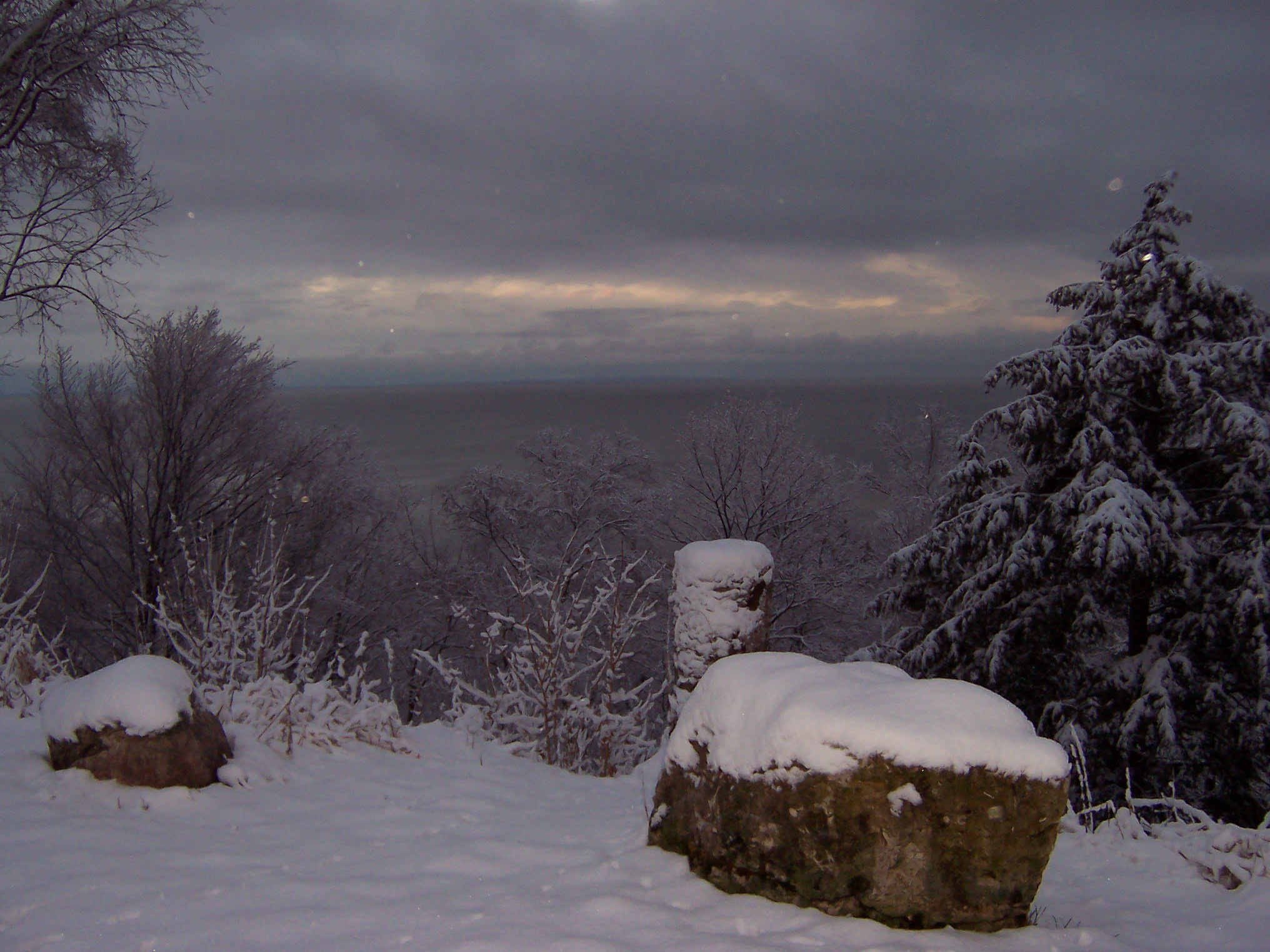 Snow on the Lake